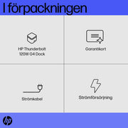 HP Thunderbolt-docka 120 W G4