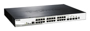 D-Link DGS-1510-28XMP hanterad L2/L3 Gigabit Ethernet (10/100/1000) Strömförsörjning