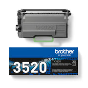 Brother TN-3520 Tonerkassett Original Svart