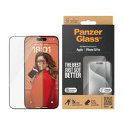 PanzerGlass Screen Protector iPhone 15 Pro