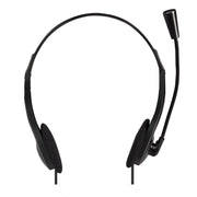 LogiLink HS0055 hörlur och headset Kabel Huvudband Musik/vardag Svart
