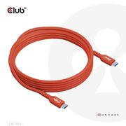 CLUB3D CAC-1513 USB-kablar USB 2.0 3 m USB C 240 W Orange