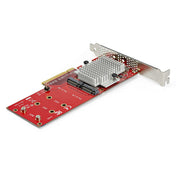StarTech.com x8 Dual M.2 PCIe SSD-adapter