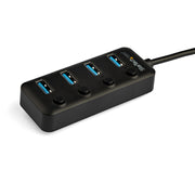 StarTech.com USB-C-hubb med 4 portar