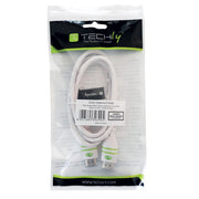 Techly 1.0m HDMI M/M HDMI-kabel 1 m HDMI Typ A (standard) Vit