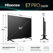 Hisense 50E77Q PRO - 4K