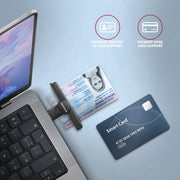 Axagon CRE-SMPA läsare smarta kort inomhus USB 2.0 Svart