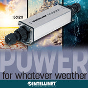 Intellinet 561211 nätverksförlängare Nätverksrepeater Svart