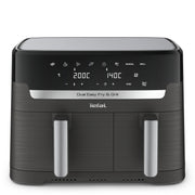 Tefal Dual Easy Fry & Grill EY905B Dubbel 8,3 l Fristående 2700 W Varmluftsfritös Grå
