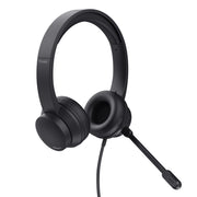 Trust HS-201 Headset Kabel Huvudband Kontor/callcenter USB Type-A Svart