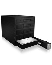 ICY BOX IB-565SSK 3x 5,25" Fack för datalagringsenhet Svart