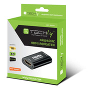 Techly IDATA HDMI2-RIP4KT AV-förlängare Repeater för AV-utrustning Svart