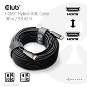 CLUB3D CAC-1392 HDMI-kabel 30 m HDMI Typ A (standard) Svart