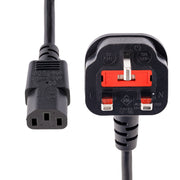 StarTech.com PXT101UK3M strömkablar Svart 3 m C13 coupler BS 1363