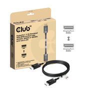 CLUB3D CAC-1092 DisplayPort-kabel 1,6 m Svart