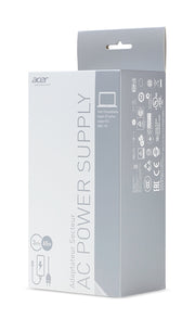 Acer AC Adapter 65W eladaptrar inomhus Svart