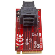 StarTech.com U.2 (SFF-8643) till M.2 PCI Express 3.0 x4 värdadapterkort för 2,5" U.2