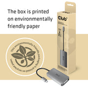 CLUB3D CAC-1510-A videokabeladapter 0,25 m USB Type-C DVI-D Grå