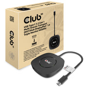 CLUB3D CSV-1550 dockningsstationer för bärbara datorer Kabel USB 3.2 Gen 1 (3.1 Gen