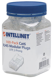 Intellinet 502344 kabelkontakter RJ-45 Transparent