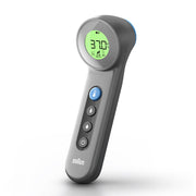 Braun BNT 400 BK Beröringsfri termometer Grå Panna Knappar