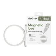 PanzerGlass empower by Magnetic 240W USB-C to USB-C Cable