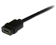 StarTech.com HDEXT2M HDMI-kabel 2 m HDMI Typ A (standard) Svart