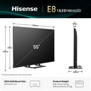 Hisense 55E8Q - 4K