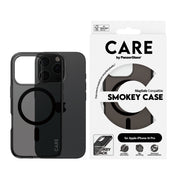 PanzerGlass CARE by Smokey Case w. Black MagSafe iPhone 16 Pro