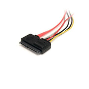 StarTech.com SATA22PEXT SATA-kablar 0,35 m SATA 22-pin SATA 7-pin + 15-pin Röd