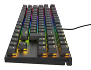 GENESIS Thor 303 TKL tangentbord Spela USB QWERTZ tyska Svart