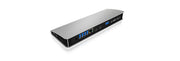 ICY BOX IB-DK2801-TB3 Thunderbolt 3 Svart