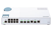 QNAP QSW-M408-2C nätverksswitchar hanterad L2 10G Ethernet (100/1000/10000) Vit
