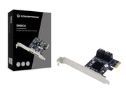 Conceptronic CSATA600EXI nätverkskort/adapters Intern SATA
