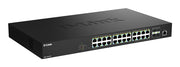 D-Link DMS-1250-28P/E nätverksswitchar hanterad L2 2.5G Ethernet (100/1000/2500)