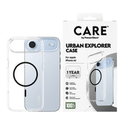 PanzerGlass CARE by Urban Explorer Case Transparent w. Black MagSafe iPhone Air