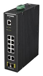 D-Link DIS-200G-12S nätverksswitchar hanterad L2 Gigabit Ethernet (10/100/1000) Svart