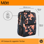 HP Campus XL ryggsäck i Tie Dye