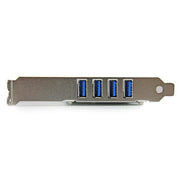 StarTech.com PCI Express PCIe SuperSpeed USB 3.0-kontrollerkortadapter med 4 portar