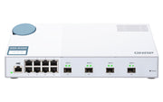 QNAP QSW-M408S nätverksswitchar hanterad L2 Gigabit Ethernet (10/100/1000) Vit
