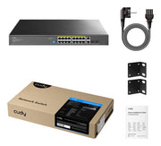 Cudy GS1018PS2 nätverksswitchar Gigabit Ethernet (10/100/1000) Strömförsörjning via