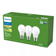 Philips Filament bulb frostad 100 W A60 E27 x 3