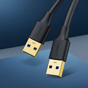 Ugreen 10371 USB-kablar USB 3.2 Gen 1 (3.1 Gen 1) 2 m USB A 5 Gbit/s Svart