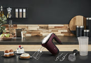 Tefal Powermix Silence HT6525 Handmixer 600 W Röd