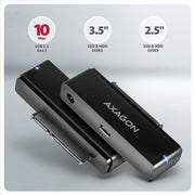 Axagon ADSA-FPX nätverkskort/adapters SATA
