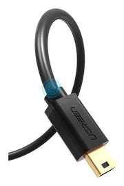 Ugreen US132 USB-kablar USB 2.0 1,5 m USB A Mini-USB A 0,48 Gbit/s Svart
