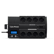 CyberPower BR1200ELCD strömskydd (UPS) Linjeinteraktiv 1,2 kVA 720 W 8 AC-utgångar