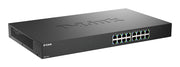 D-Link DMS-1016 Ohanterad L2+ 2.5G Ethernet (100/1000/2500) Svart