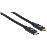 Manhattan 354905 USB-kablar USB 3.2 Gen 1 (3.1 Gen 1) 2 m USB C 5 Gbit/s Svart