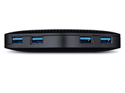 TP-Link UH400 gränssnittshubbar USB 3.2 Gen 1 (3.1 Gen 1) Type-A 5000 Mbit/s Svart